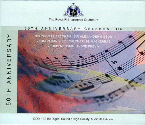 Royal Philharmonic Orchestra / Sir Thomas Beecham / Alexander Gibson / Vernon Handley / Sir Charles Mackerras / Yehudi Menuhin / André Previn - 50th Anniversary Celebration (CD, Comp) (Near Mint (NM or M-))