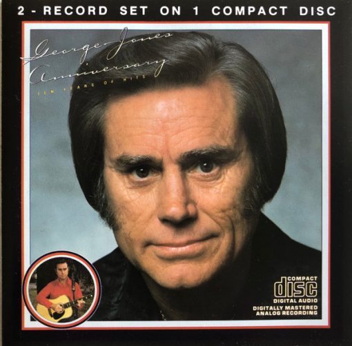 George Jones (2) - Anniversary (Ten Years Of Hits) (CD, Comp) (Mint (M))