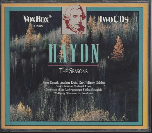 Joseph Haydn — Helen Donath, Adalbert Kraus, Kurt Widmer : Soloists ‒ Der Süddeutsche Madrigalchor, Orchester Der Ludwigsburger Schlossfestspiele, Wolfgang Gönnenwein - The Seasons (2xCD) (Near Mint (NM or M-))