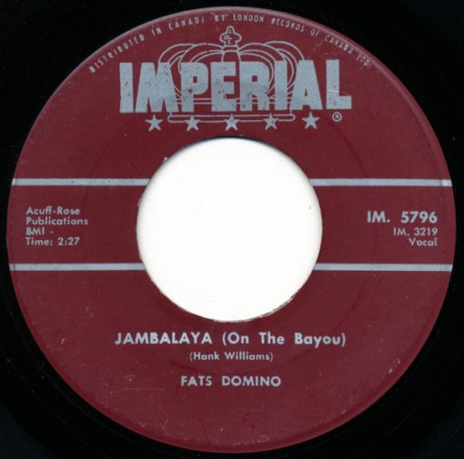 Fats Domino - Jambalaya (On The Bayou) / I Hear You Knocking (7", Single) (Near Mint (NM or M-))