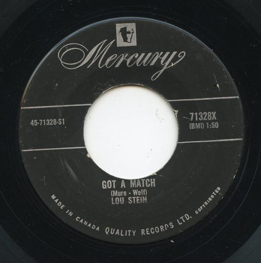 Lou Stein - Got A Match / Who Slammed The Door (7", Single, Mono) (Very Good (VG))