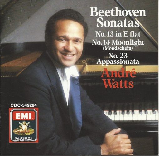 Ludwig van Beethoven, André Watts - Sonatas No. 13 In E Flat, No. 14 Moonlight, No. 23 Appassionata (CD, Album, Club) (Very Good Plus (VG+))