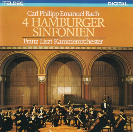 Carl Philipp Emanuel Bach - János Rolla, Liszt Ferenc Chamber Orchestra - 4 Hamburger Sinfonien (CD, Album, RE) (Near Mint (NM or M-))