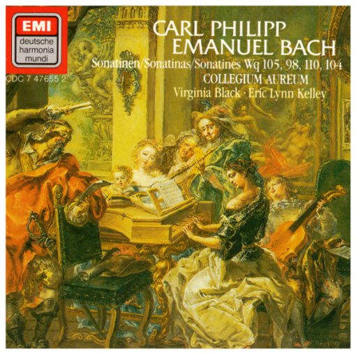 Carl Philipp Emanuel Bach – Collegium Aureum, Virginia Black, Eric Lynn Kelley - Sonatinen/Sonatinas/Sonatines Wq 105, 98, 110, 104 (CD, Album) (Near Mint (NM or M-))