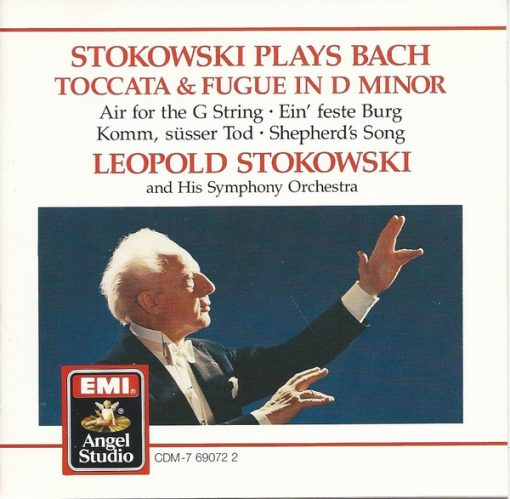 Leopold Stokowski Plays Johann Sebastian Bach, Leopold Stokowski And His Symphony Orchestra - Stokowski Plays Bach (CD, Album, RE) (Near Mint (NM or M-))