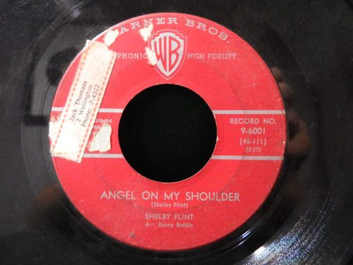 Shelby Flint - Angel On My Shoulder (7") (Near Mint (NM or M-))