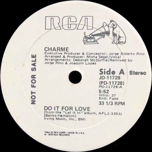 Charme (2) - Do It For Love / Georgy Porgy (12", Promo) (Mint (M))