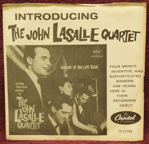 The John La Salle Quartet - Jumpin' At The Left Bank (7", EP, Promo) (Very Good (VG))