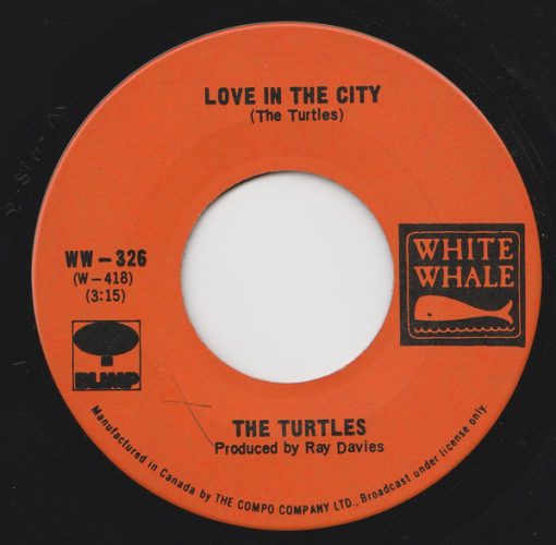 The Turtles - Love In The City / Bachelor Mother (7", Single) (Near Mint (NM or M-))