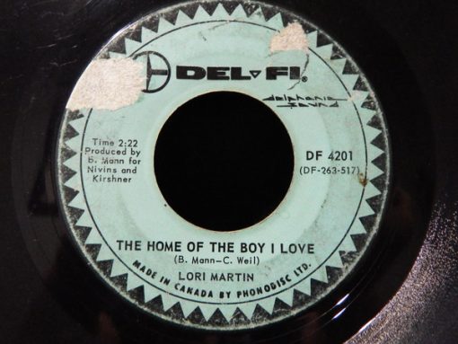 Lori Martin - The Home Of The Boy I Love / Mine 'Til Monday (7", Single) (Very Good Plus (VG+))