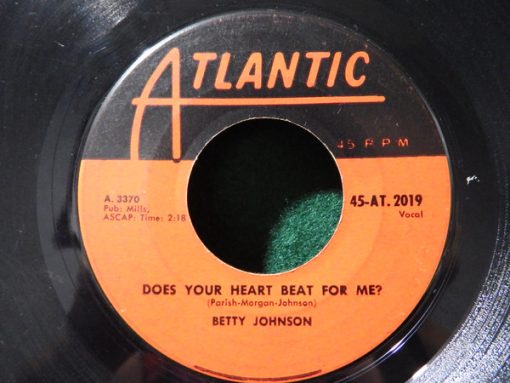 Betty Johnson - Does Your Heart Beat For Me? / You And Only You (7", Single) (Very Good (VG))