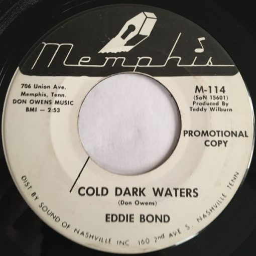 Eddie Bond - Cold Dark Waters (7", Single, Promo) (Very Good (VG))