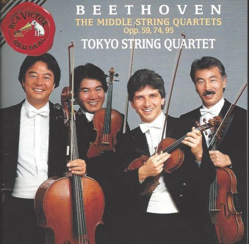 Ludwig van Beethoven ‒ Tokyo String Quartet - The Middle String Quartets Opp. 59, 74, 95 (3xCD, RE) (Near Mint (NM or M-))