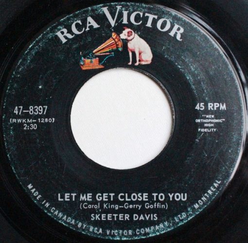 Skeeter Davis - Let Me Get Close To You / The Face Of A Clown (7", Single) (Very Good (VG))