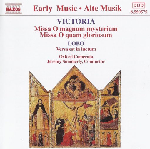 Tomás Luis De Victoria / Alonso Lobo, Oxford Camerata, Jeremy Summerly - Missa O Magnum Mysterium, Missa O Quam Gloriosum / Versa Est In Luctum (CD, Album) (Near Mint (NM or M-))