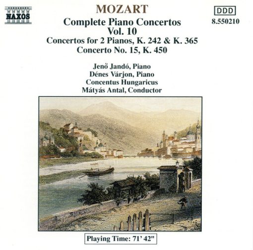 Wolfgang Amadeus Mozart, Jenö Jandó, Dénes Várjon, Concentus Hungaricus, Mátyás Antal - Complete Piano Concertos, Vol. 10 (CD, Album) (Near Mint (NM or M-))