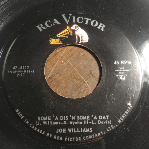 Joe Williams - Some 'A Dis 'N Some 'A Dat (7", Single) (Very Good Plus (VG+))