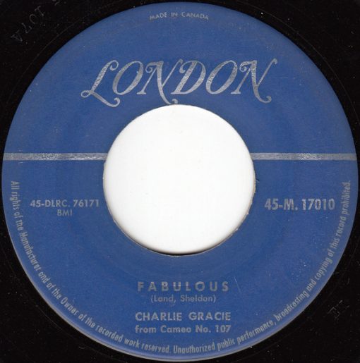 Charlie Gracie - Fabulous (7", Single) (Very Good (VG))