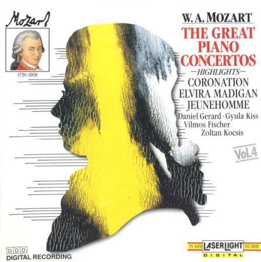 Wolfgang Amadeus Mozart - Mozart: The Great Piano Concertos (CD-ROM, Album) (Near Mint (NM or M-))