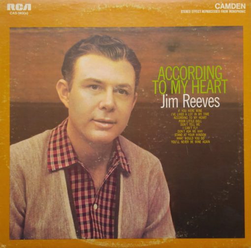 Jim Reeves - According To My Heart (LP, Album) (Mint (M))