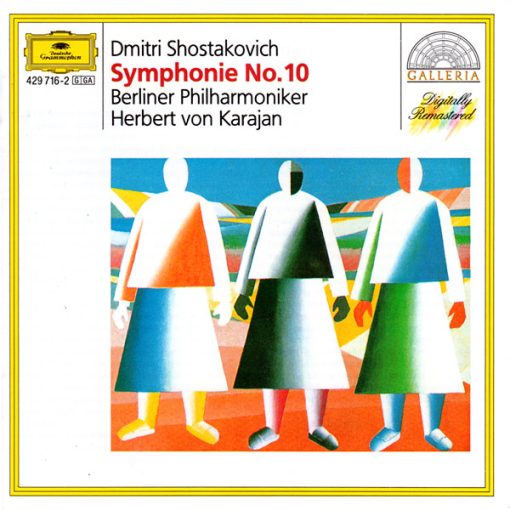 Dmitri Shostakovich, Berliner Philharmoniker, Herbert von Karajan - Symphony No. 10 (CD, RE, RM) (Near Mint (NM or M-))