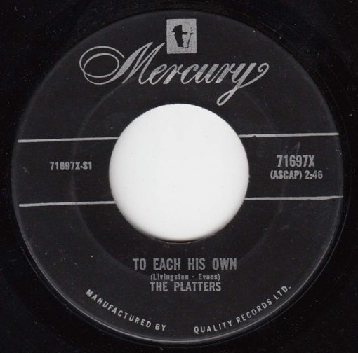 The Platters - To Each His Own (7") (Near Mint (NM or M-))