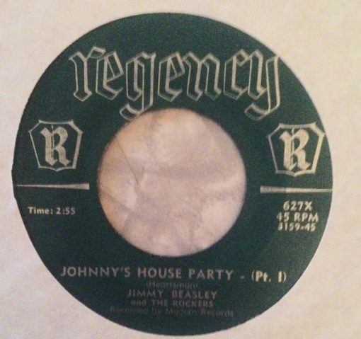 Jimmy Beasley And The Rockers - Johnny's House Party (7", Single) (Near Mint (NM or M-))