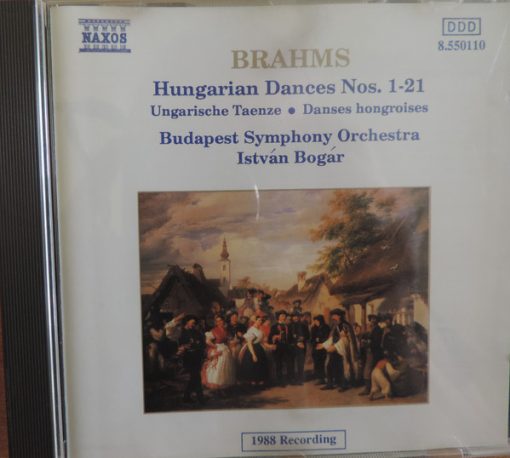 Johannes Brahms, István Bogár, Budapest Symphony Orchestra - Hungarian Dances Nos. 1 - 21 (CD, Album, RE) (Near Mint (NM or M-))