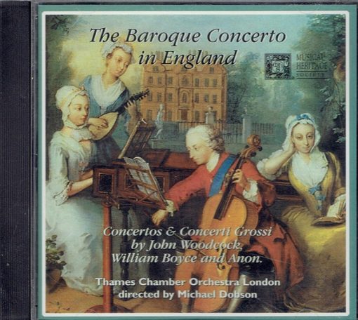 The Thames Chamber Orchestra, Michael Dobson - The Baroque Concerto In England (CD, Album, RE) (Near Mint (NM or M-))