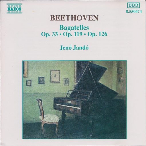 Ludwig van Beethoven - Jenö Jandó - Bagatelles (CD, Album) (Near Mint (NM or M-))