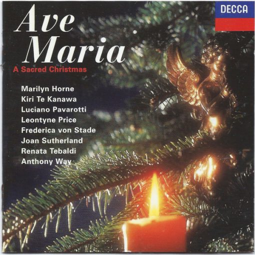 Marilyn Horne, Kiri Te Kanawa, Luciano Pavarotti, Leontyne Price, Frederica von Stade, Joan Sutherland, Renata Tebaldi, Anthony Way - Ave Maria (A Sacred Christmas) (CD, Comp, RM) (Near Mint (NM or M-))