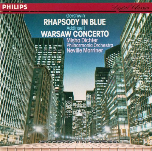 George Gershwin - Richard Addinsell - Misha Dichter - Philharmonia Orchestra - Sir Neville Marriner - Rhapsody In Blue • Warsaw Concerto (CD, Album, Pol) (Near Mint (NM or M-))