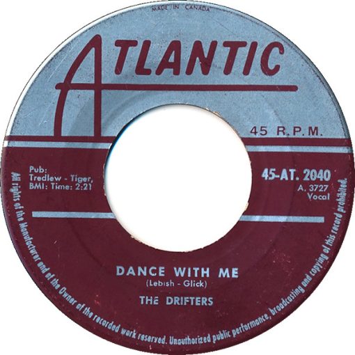 The Drifters - Dance With Me (7", Single) (Near Mint (NM or M-))