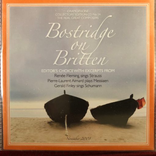 Various - Gramophone Collectors' Edition CD No 24 - Bostridge On Britten - November 2008 (CD, Promo, Smplr) (Near Mint (NM or M-))