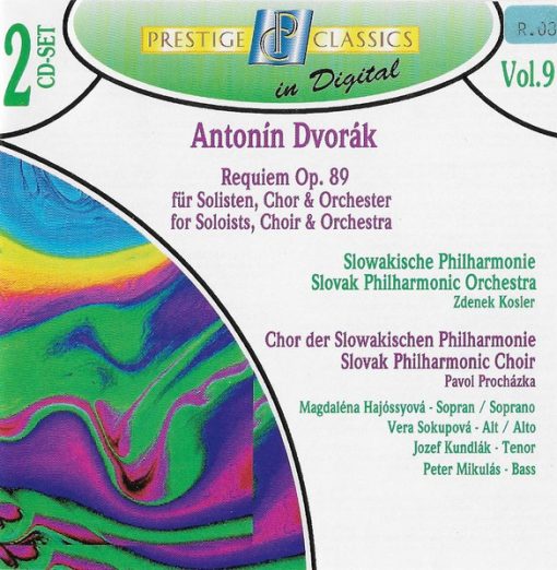 Antonín Dvořák, Slovak Philharmonic Orchestra, Slovak Philharmonic Chorus, Zdeněk Košler, Magdaléna Hajóssyová, Věra Soukupová, Jozef Kundlák, Peter Mikuláš, Pavol Procházka - Requiem Op. 89 Für Solisten, Chor & Orchester / For Soloists, Choir & Orchestra (2xCD, Album, RE) (Near Mint (NM or M-))