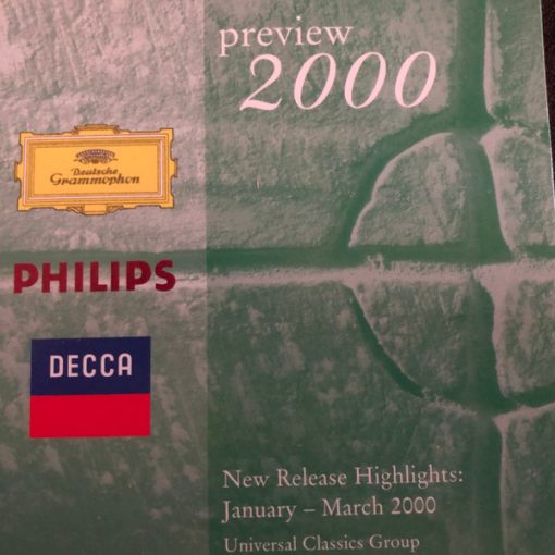 Various - Preview 2000: New Release Highlights January - March 2000 (CD, Comp, Promo, Smplr) (Near Mint (NM or M-))