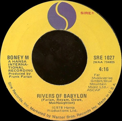 Boney M. - Rivers Of Babylon / Brown Girl In The Ring (7", Single) (Near Mint (NM or M-))