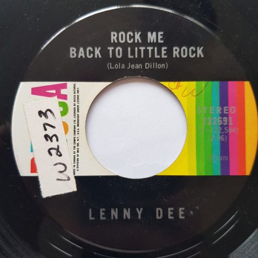 Lenny Dee (2) - Rock Me Back To Little Rock / Sweet 'N Sassy (7", Single) (Very Good (VG))