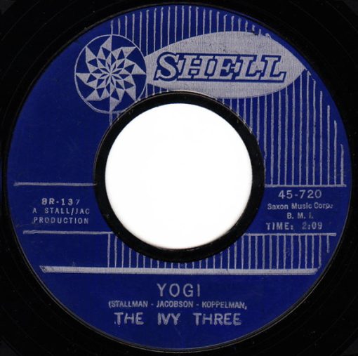 The Ivy Three - Yogi / Was Judy There (7", Single, Styrene, Bes) (Very Good (VG))