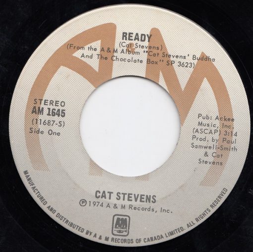 Cat Stevens - Ready (7", Single) (Near Mint (NM or M-))