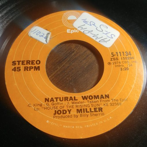 Jody Miller - Natural Woman (7", Single) (Very Good Plus (VG+))