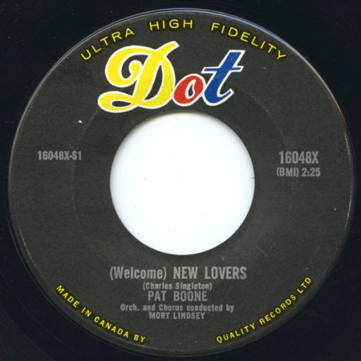 Pat Boone - (Welcome) New Lovers (7", Single) (Near Mint (NM or M-))