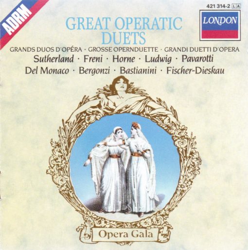 Joan Sutherland, Renata Tebaldi, Marilyn Horne, Luciano Pavarotti, Nicolai Ghiaurov - Great Operatic Duets (CD, Comp, RM) (Near Mint (NM or M-))