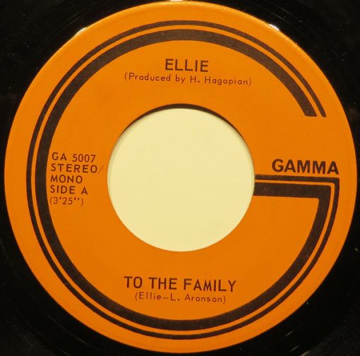 Ellie (12) - To The Family (7") (Very Good Plus (VG+))