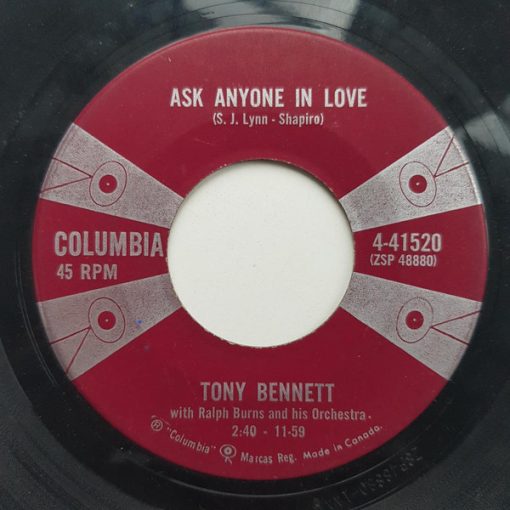 Tony Bennett - Ask Anyone In Love / Climb Ev'ry Mountain (7", Single) (Very Good Plus (VG+))