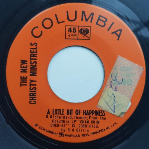 The New Christy Minstrels - A Little Bit Of Happiness (7", Single) (Near Mint (NM or M-))