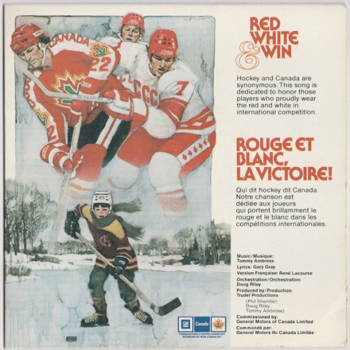 The Hot Stovers = The Hot Stovers - Red, White & Win = Rouge Et Blanc, La Victoire!  (7") (Very Good Plus (VG+))