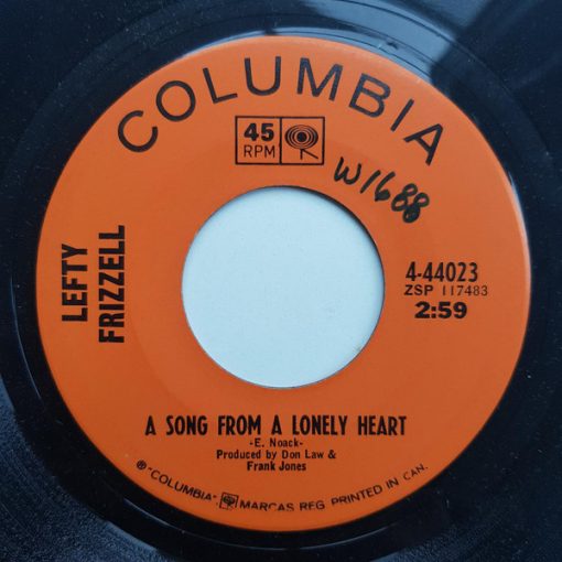 Lefty Frizzell - A Song From A Lonely Heart / You Gotta Be Puttin' Me On (7", Single) (Very Good Plus (VG+))