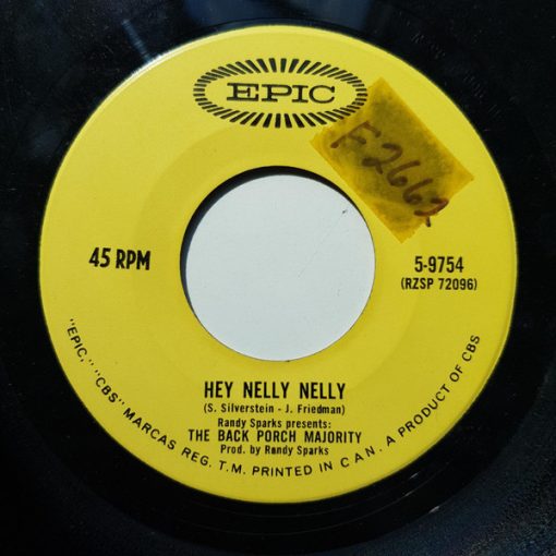 The Back Porch Majority - Hey Nelly Nelly / Ol' Dan Tucker (7", Single) (Near Mint (NM or M-))