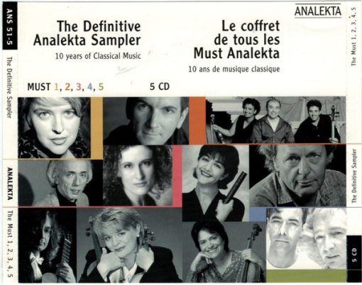 Various - Le Coffret De Tous Les Must Analekta : 10 Ans De Musique Classique=The Definitive Analekta Sampler : 10 Years Of Classical Music (5xCD, Comp, Smplr) (Near Mint (NM or M-))